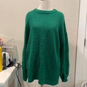 Oversized knit sweater